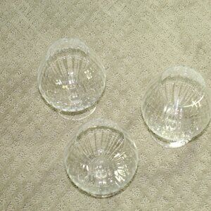 MIKASA  Melody (Rib Optic) T7001 Crystal Brandy Sniffers 6.25" Glasses Set Of 3